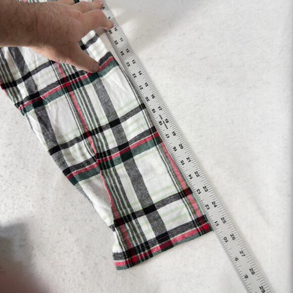 Croft & Barrow 2 pc Flannel Pajamas Woman XXL Button Top Drawstring Elas Waist - Picture 7 of 15